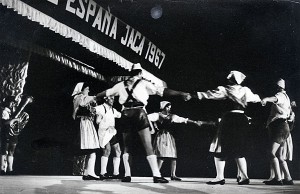 Festival Folklórico de los Pirineos 1967. Foto: Archivo municipal