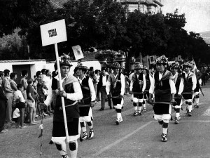 Año 1969. Festival Folklórico de los Pirineos de Jaca © Archivo Municipal