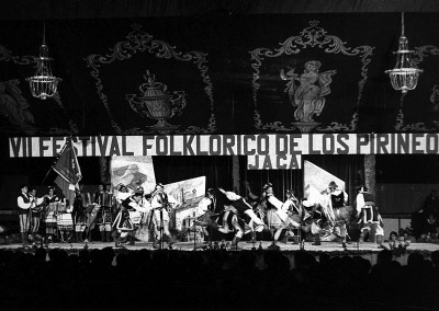 Año 1969. Festival Folklórico de los Pirineos de Jaca © Archivo Municipal