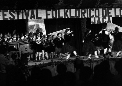 Año 1969. Festival Folklórico de los Pirineos de Jaca © Archivo Municipal