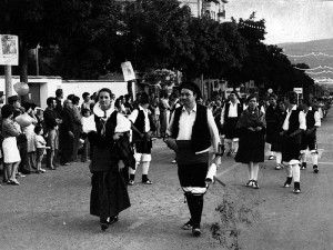 Año 1969. Festival Folklórico de los Pirineos de Jaca © Archivo Municipal