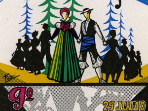 Año 1971. Festival Folklórico de los Pirineos de Jaca © Archivo Municipal