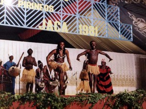 Año 1981 África negra. Festival Folklórico de los Pirineos de Jaca © Archivo Municipal