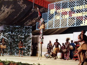 Año 1981 África negra. Festival Folklórico de los Pirineos de Jaca © Archivo Municipal