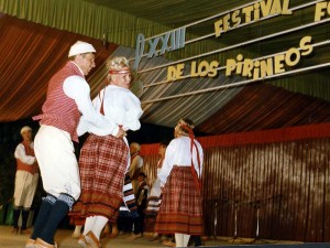 Año 1985. Festival Folklórico de los Pirineos de Jaca © Archivo Municipal