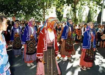 Año 1989. Festival Folklórico de los Pirineos de Jaca © Archivo Municipal