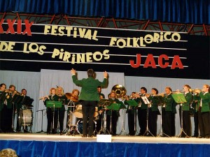 Año 1991. Festival Folklórico de los Pirineos de Jaca © Archivo Municipal