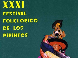 Año 1993. Festival Folklórico de los Pirineos de Jaca © Archivo Municipal