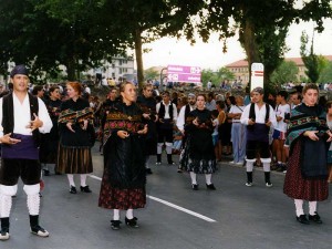 Año 1995. Festival Folklórico de los Pirineos de Jaca © Archivo Municipal