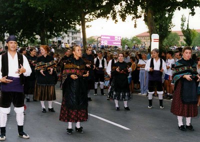 Año 1995. Festival Folklórico de los Pirineos de Jaca © Archivo Municipal