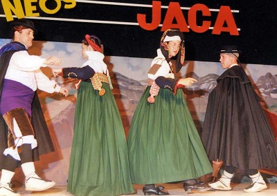 Año 1999. Festival Folklórico de los Pirineos de Jaca © Archivo Municipal