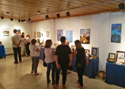 Inauguración de la exposición “Retrospectiva del Festival”, con una muestra de los recuerdos recibidos a lo largo de su historia.