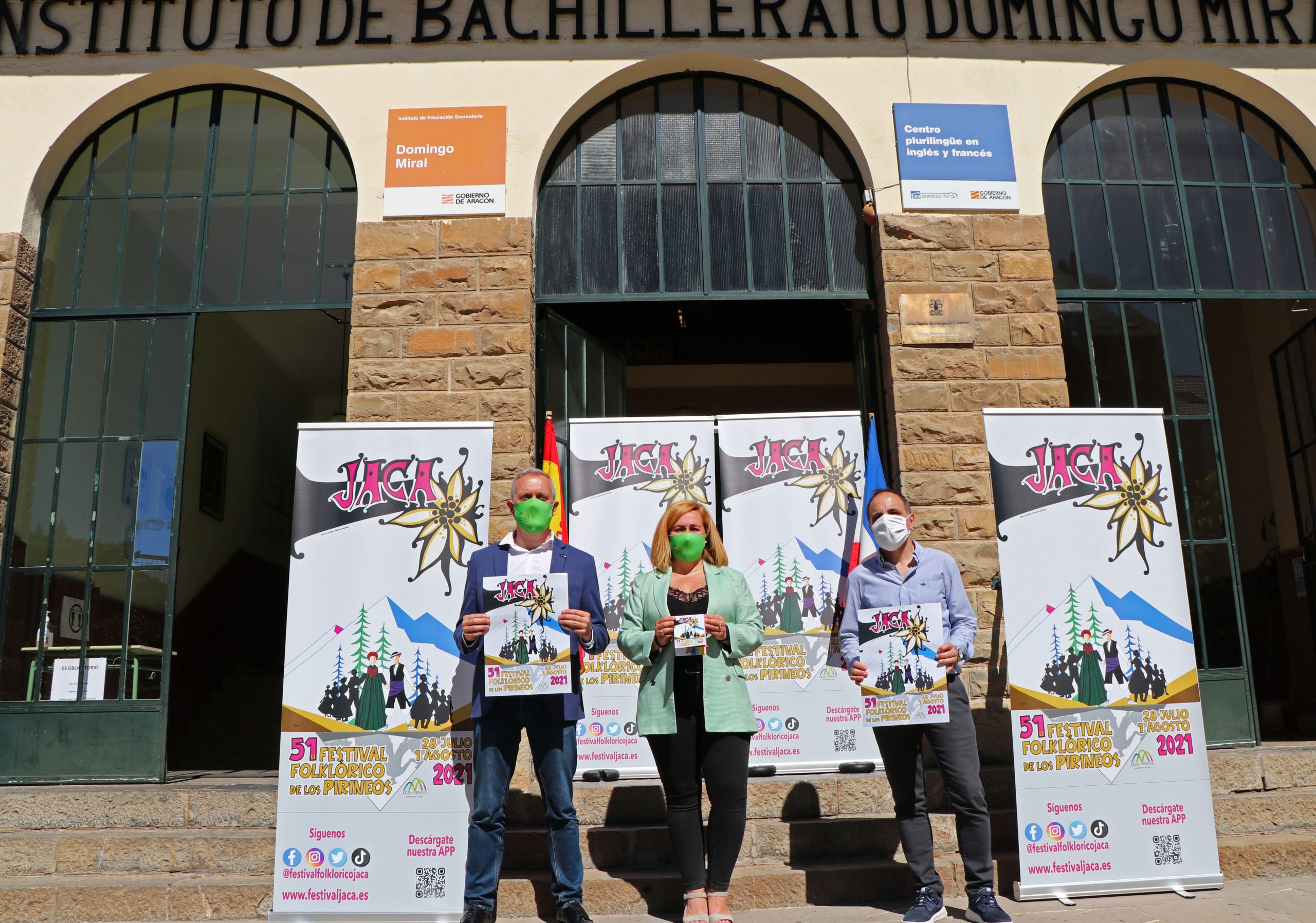 Jaca, afronta con ilusión la 51 edición del Festival Folklórico de los Pirineos