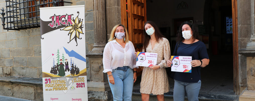 Ya tenemos ganadoras del concurso de Tik Tok de la 51 edición del Festival Folklórico de los Pirineos, Carmen y Cristina Aterido Esteban, dos jaquesas que podrán disfrutar de los premios Jaca Pirineos, de 250 € y 150 €. Los premios, destinados a material tecnológico en el caso del primer premio y cultural el segundo, habrán de consumirse en establecimientos de Jaca para, también, apoyar al comercio, hostelería y servicios de nuestra ciudad.