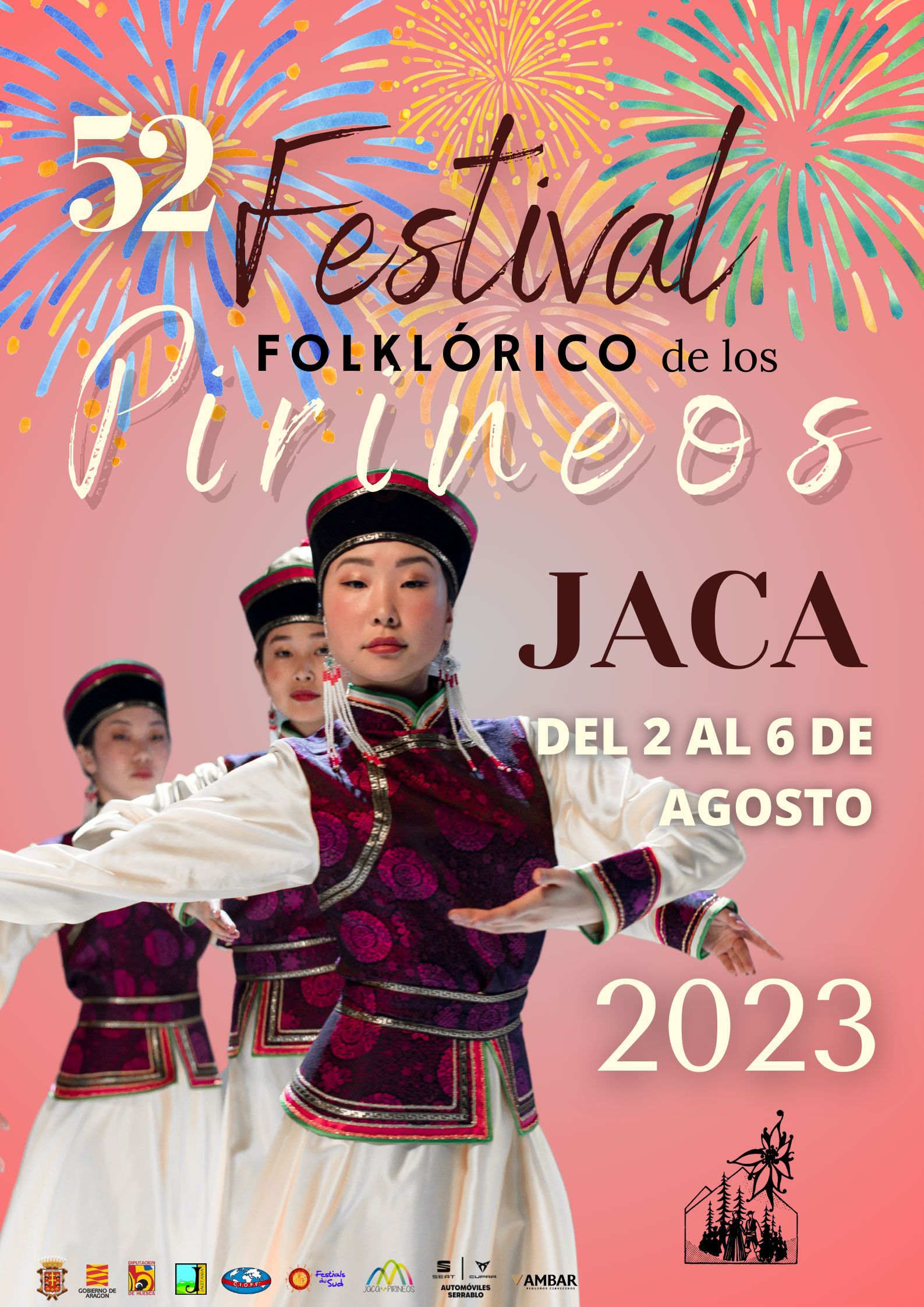Jaca celebrará la 52 edición del Festival Folklórico de los Pirineos del 2 al 6 de agosto